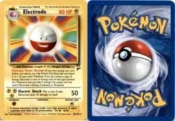 2000 Pokemon, Base Set 2, #25/130 Electrode, Rare - Image 1