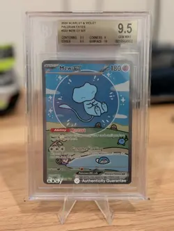 Pokemon TCG Mew EX SIR - 2024 Scar&Vio Paldeon Fates - #232 - BGS 9.5 GEM MINT - Image 1