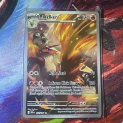 Blaziken 192/182 Illustration Rare Destined Rivals Pokemon TCG Minty - Image 1