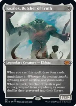 MTG English Kozilek, Butcher of Truth (Foil Etched) NM Foil Double Masters 2022 - Image 1