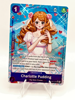 One Piece Charlotte Pudding OP11-070 (Alternate Art) Purple English NM - Image 2