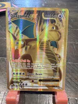 Pokemon TCG Dragonite EX Evolutions XY Full Art Ultra Rare Card 106/108 - Image 1