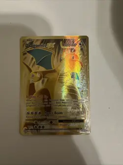 Pokemon TCG Dragonite EX Full Art Ultra Rare Holo Card Evolutions 106/108 XY - Image 1