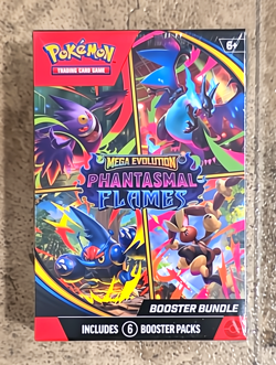 Pokemon TCG Phantasmal Flames Booster Bundle ME02 BRAND NEW SEALED 6 PACKS - Image 1
