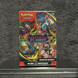 Pokemon TCG Phantasmal Flames Booster Bundle (6 Packs) - New And Sealed - Image 1