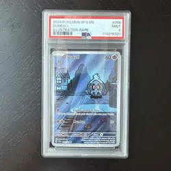 PSA 9 Duskull #68 2024 Pokemon SFA EN Illustration Rare Mint - Image 1
