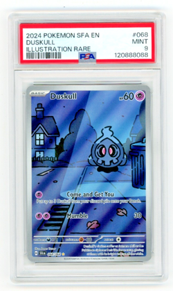 2024 Pokemon Shrouded Fable Duskull 068/064 Illustration Rare PSA 9 - Image 1