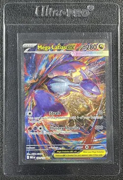 MEGA LATIAS EX 2025 POKEMON EVOLUTION MEG EN #181/132 SPECIAL ILLUSTRATION RARE - Image 1