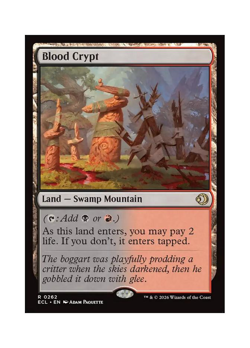Magic the Gathering MTG ECL Blood Crypt 262 Regular Near Mint - Image 1