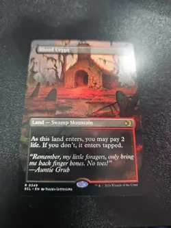 MTG Blood Crypt (Borderless) Reversable Shock Land Lorwyn Eclipsed ECL 0349 NM - Image 2