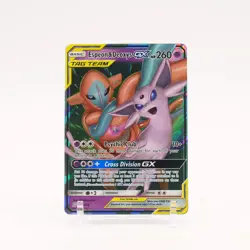 Espeon & Deoxys GX - 72/236 Unified Minds Ultra Rare Pokemon - NM - Image 1