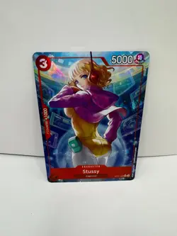 One Piece English Stussy Alt ART Parallel ST21-006 Starter Deck EX GEAR 5 NM - Image 1