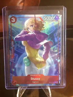 One Piece English Stussy Alt ART Parallel ST21-006 Starter Deck EX GEAR 5 NM - Image 1