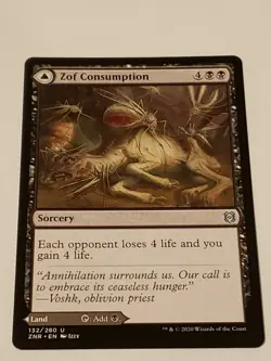 Zof Consumption Zof Bloodbog Zendikar Rising Mtg Card Mint Condition - Image 1