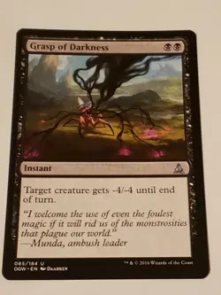 Grasp Of Darkness Oath Of The Gatewatch Mtg Card Mint Condition - Image 1