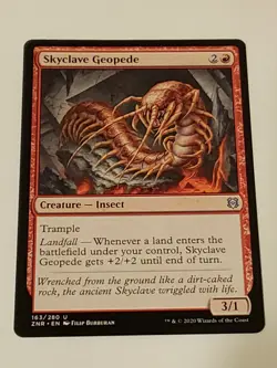 Skyclave Geopede Zendikar Rising Mtg Card Mint Condition - Image 1