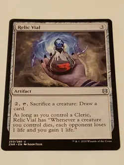 Relic Vial Zendikar Rising Mtg Card Mint Condition - Image 1