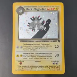 Pokemon TCG Dark Magneton Team Rocket 11/82 60 HP Holo Rare Unlimited - Image 1