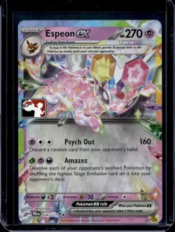 Pokemon Prize Pack Series Cards Espeon ex 034/131 - Image 1