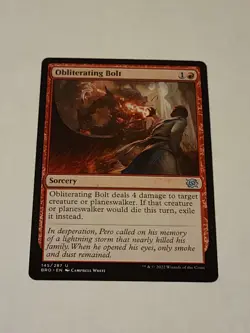 MTG Obliterating Bolt The Brothers' War 145/287 Regular Uncommon - Image 1