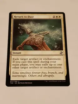 Return to dust Time Spiral: Remastered uncommon mtg Card NM Condition - Image 1