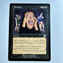 Mutilate 73 R Torment Magic the Gathering MTG LP - Image 1