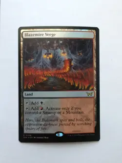 MTG Blazemire Verge (DSK) Duskmourn: House of Horror Foil Rare 256 - Image 1