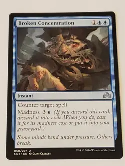 Broken Concentration Shadows over Innistrad Mtg Card Mint Condition - Image 1