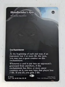 MTG Bloodbender's Rise (Borderless) Non-foil M 0023 Avatar: The Last Airbender - Image 1
