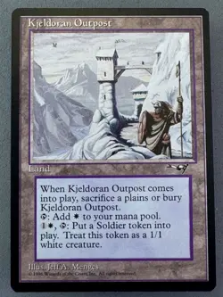 Kjeldoran Outpost Alliances MTG-Never Played NM-RESERVE LIST-Vintage Magic - Image 1
