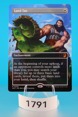 MTG Land Tax (Anime Borderless) Wilds of Eldraine: Enchanting Tales Regular #66 - Image 1