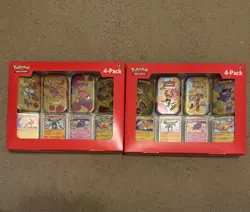 Pokemon TCG Scarlet & Violet 151 Mini Tin 4-Pack - Lot 2 Sam’s Club - SEALED - Image 1