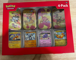 Pokemon Scarlet & Violet 151 Mini Tins 4 Pack Sam's Club Exclusive Sealed - Image 1