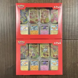 Pokemon TCG Scarlet & Violet 151 Mini Tin 4-Pack Sam's Club Sealed - Lot of 2 - Image 1