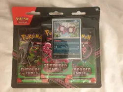 Pokemon TCG SV6.5 Shrouded Fable 3 Pack Blister Pecharunt BRAND NEW SEALED - Image 1
