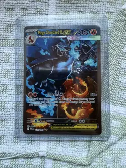 Pokemon Mega Charizard X EX 125/094 SIR English Phantasmal Flames NM Pack Fresh - Image 1