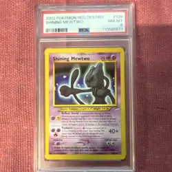 Pokemon Shining Mewtwo Neo Destiny 109/105 Holo Secret Rare PSA 8 English 2002 - Image 1