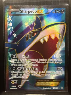 Sharpedo EX Full Art Holo Card 152/160 XY-Primal Clash MP/LP Pokemon TCG - Image 1