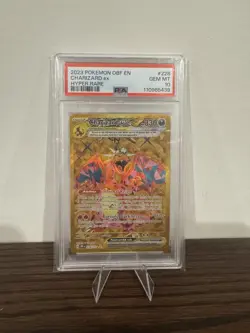 Pokemon TCG Charizard EX Obsidian Flames Holo Hyper Rare Card 228/197 PSA 10 - Image 1