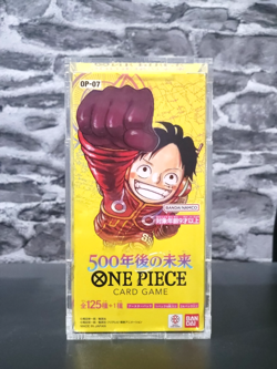 One piece JPN. Booster box 500 in the future [op-07] sealed with acrylic case - Image 2