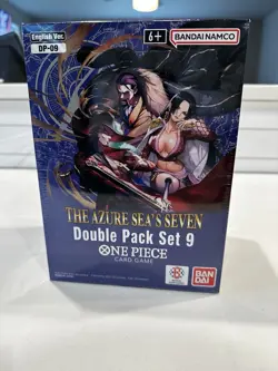 ONE PIECE TCG OP-14: The Azure Sea’s Seven - Double Pack Set Vol. 9 - Lot Of 8 - Image 1