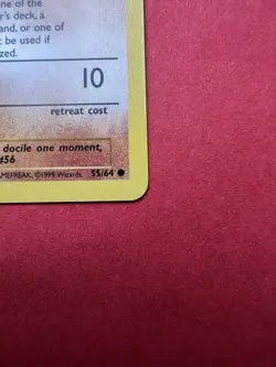 Mankey 55/64 Jungle (1999) 1st Edition Common Pokemon TCG Card NM - Image 3