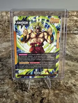 Broly FB08-073 Leader Fusion World Dragon Ball Super Card Game | NM - Image 1