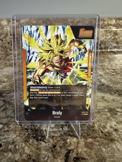Broly FB08-073 Leader Fusion World Dragon Ball Super Card Game | NM - Image 2