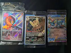 Sealed Pokemon Center Logo Exclusive #141 Noctowl ETB Promo TCG Card + 2 Promos - Image 1