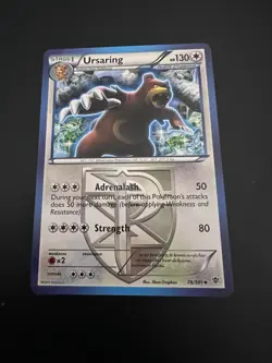 Ursaring 76/101 B&W Plasma Blast 2013 Pokemon Card Uncommon NM - Image 1