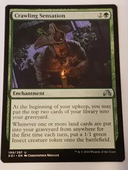 Crawling Sensation Shadows over Innistrad Mtg Card Mint Condition - Image 1