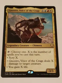 Gnostro, Voice Of The Crags Commander Legends Mtg Card Mint Condition Rare - Image 1