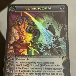 Chaotic Card Nunk’Worn Promo M'arrillian Fluidmorpher - MAX ENERGY - Image 3