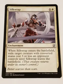 Silkwrap Dragons of Tarkir Mtg Card Mint Condition - Image 1